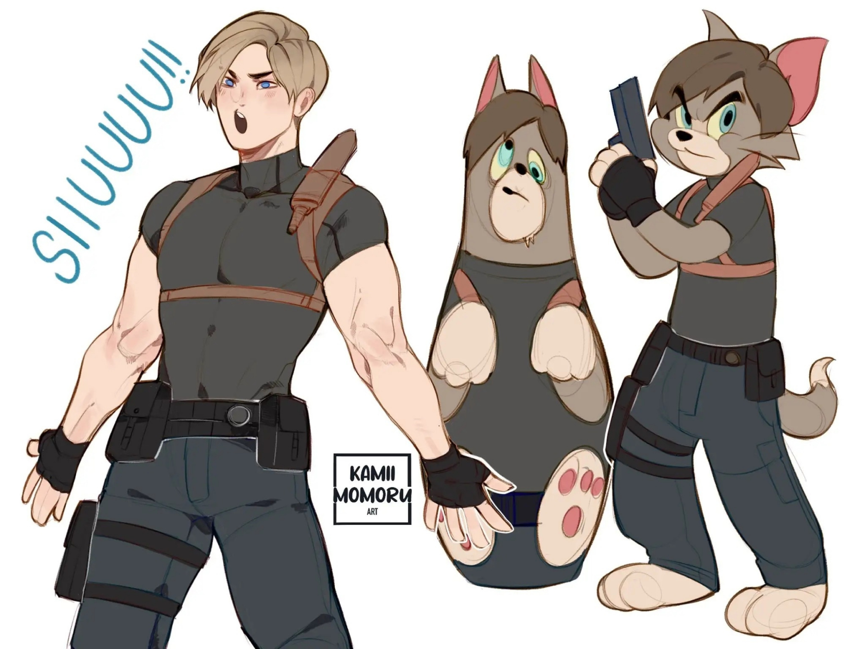 生化危机 4 x 猫和老鼠twitter:kamii_momoru(kamii momoru )