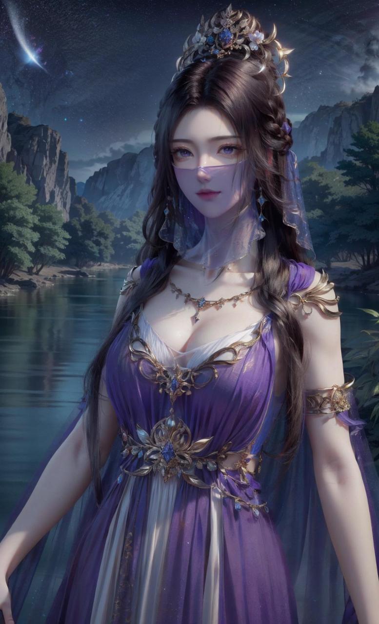 ai绘制的#凡人修仙传# 紫灵仙子