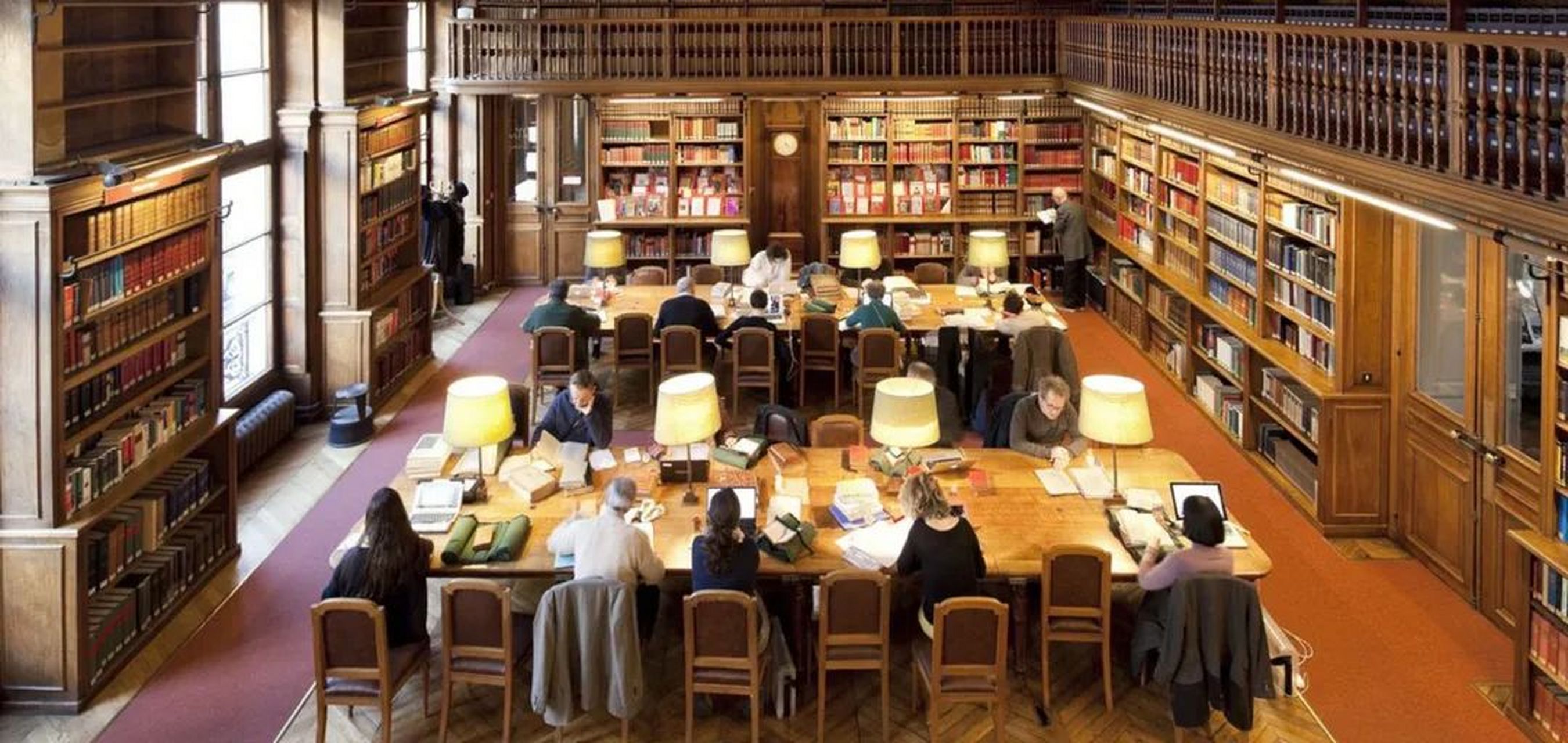 巴黎十座最具代表性的图书馆 图书馆中存放的浩瀚的书籍,是历史,文学