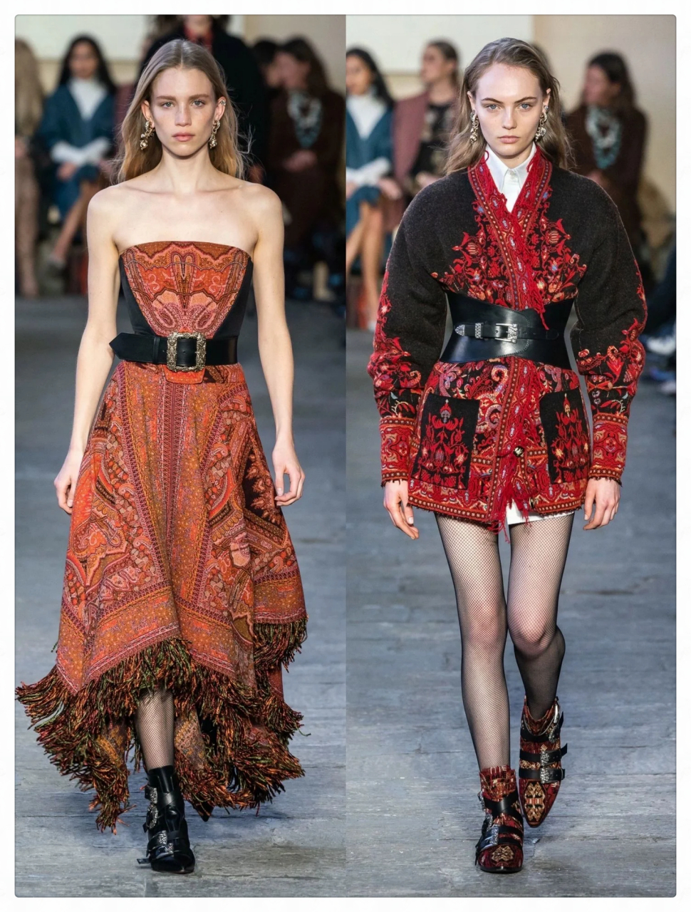 秀场回顾|etro 2019秋冬  璀璨流光下,etro 2019秋冬时装秀再次令人心