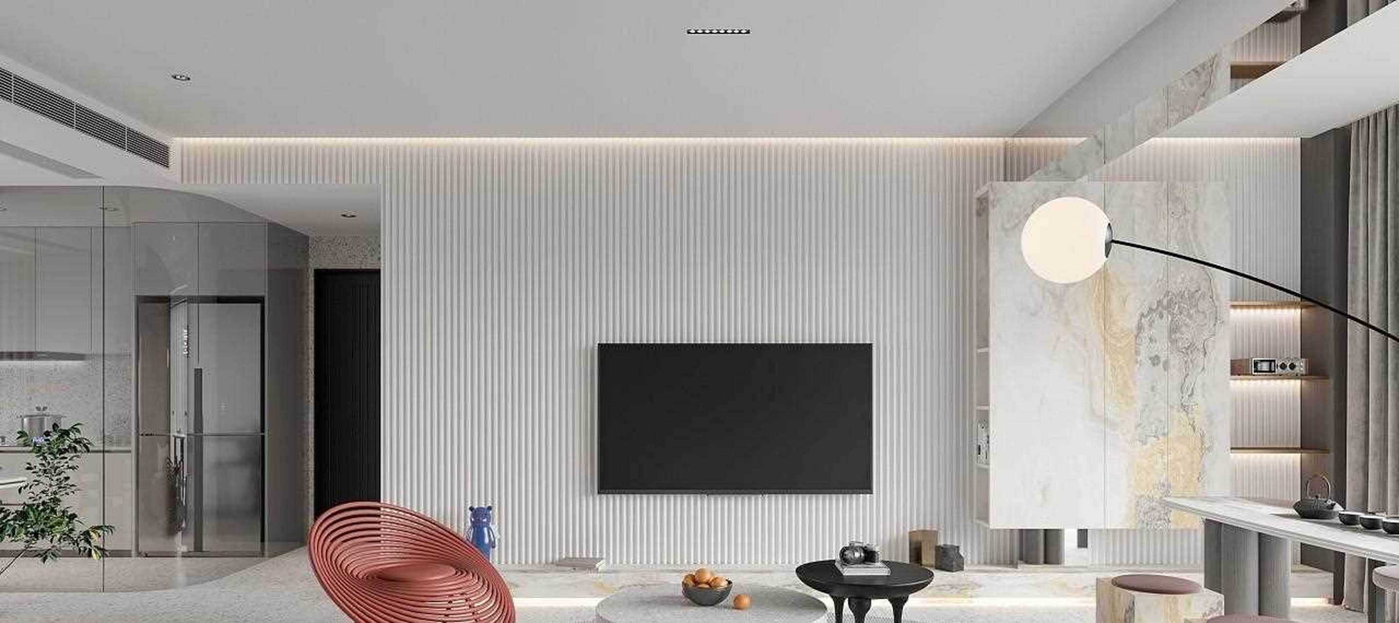 现代简约大气客厅空间背景墙,请查收化简为繁,追求本真,它不仅仅是一