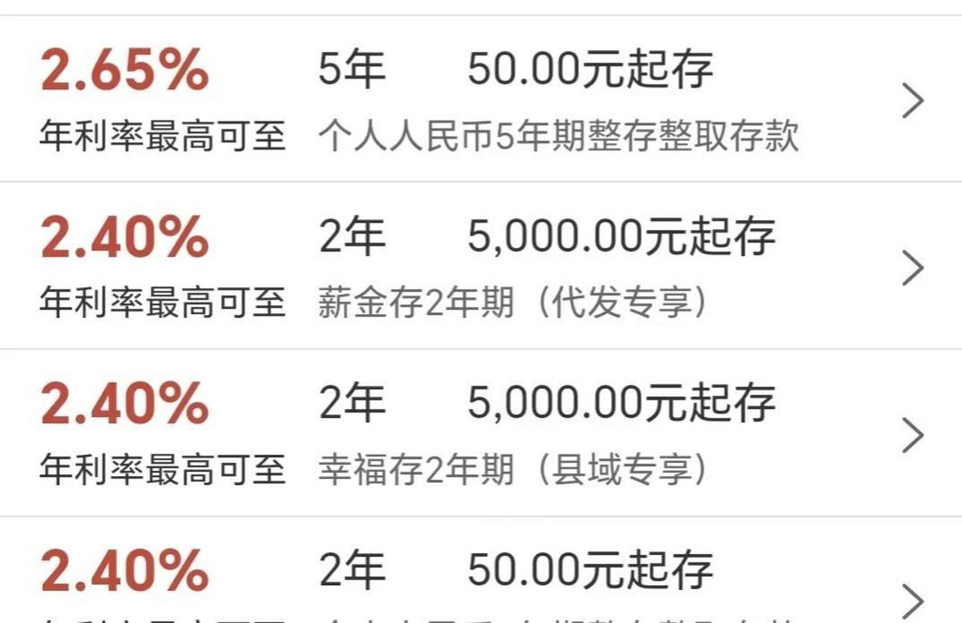 2023年5月16日中国工商银行的定期存款品种及其利率