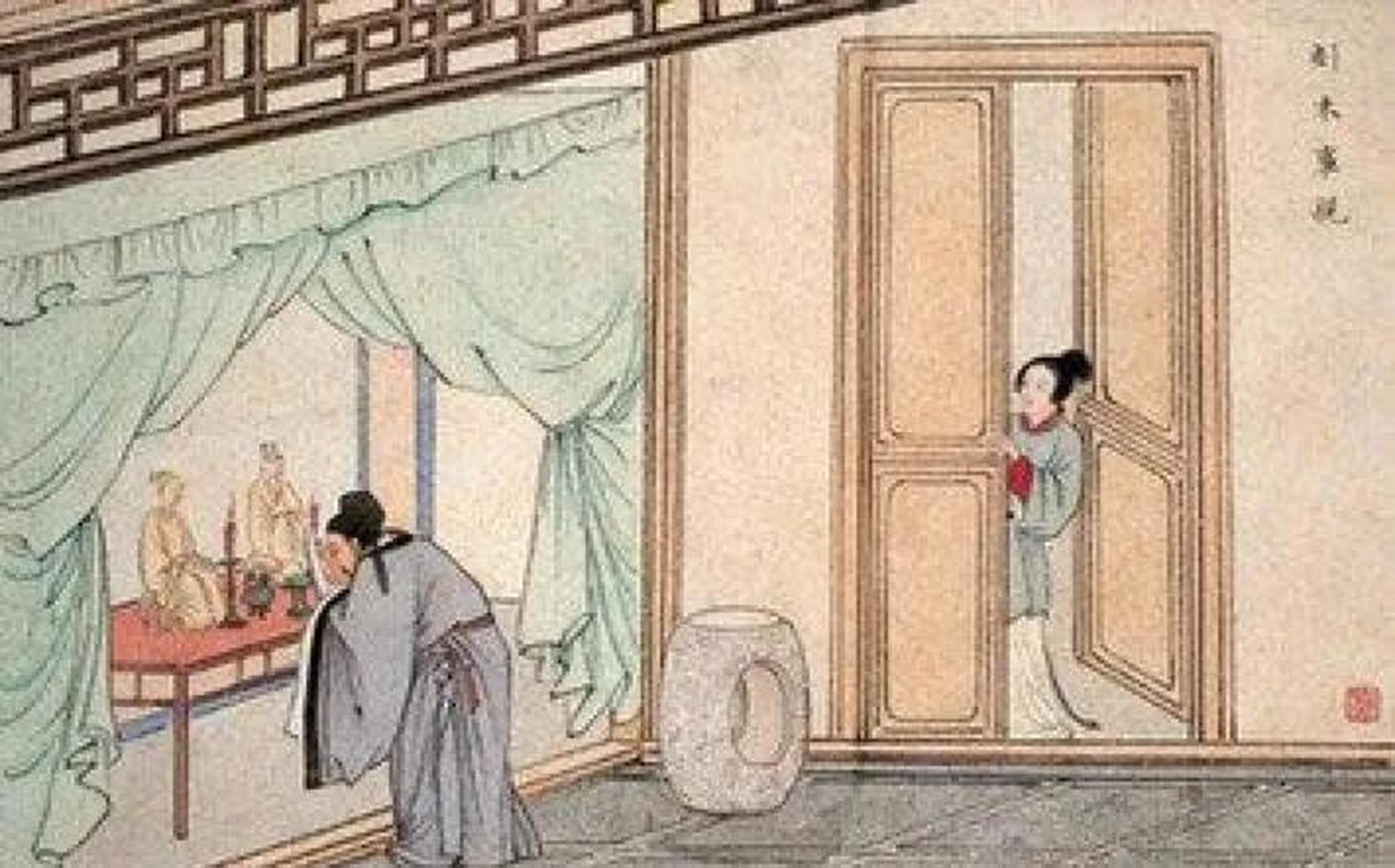 古时,婆婆和儿媳妇都是孀妇.