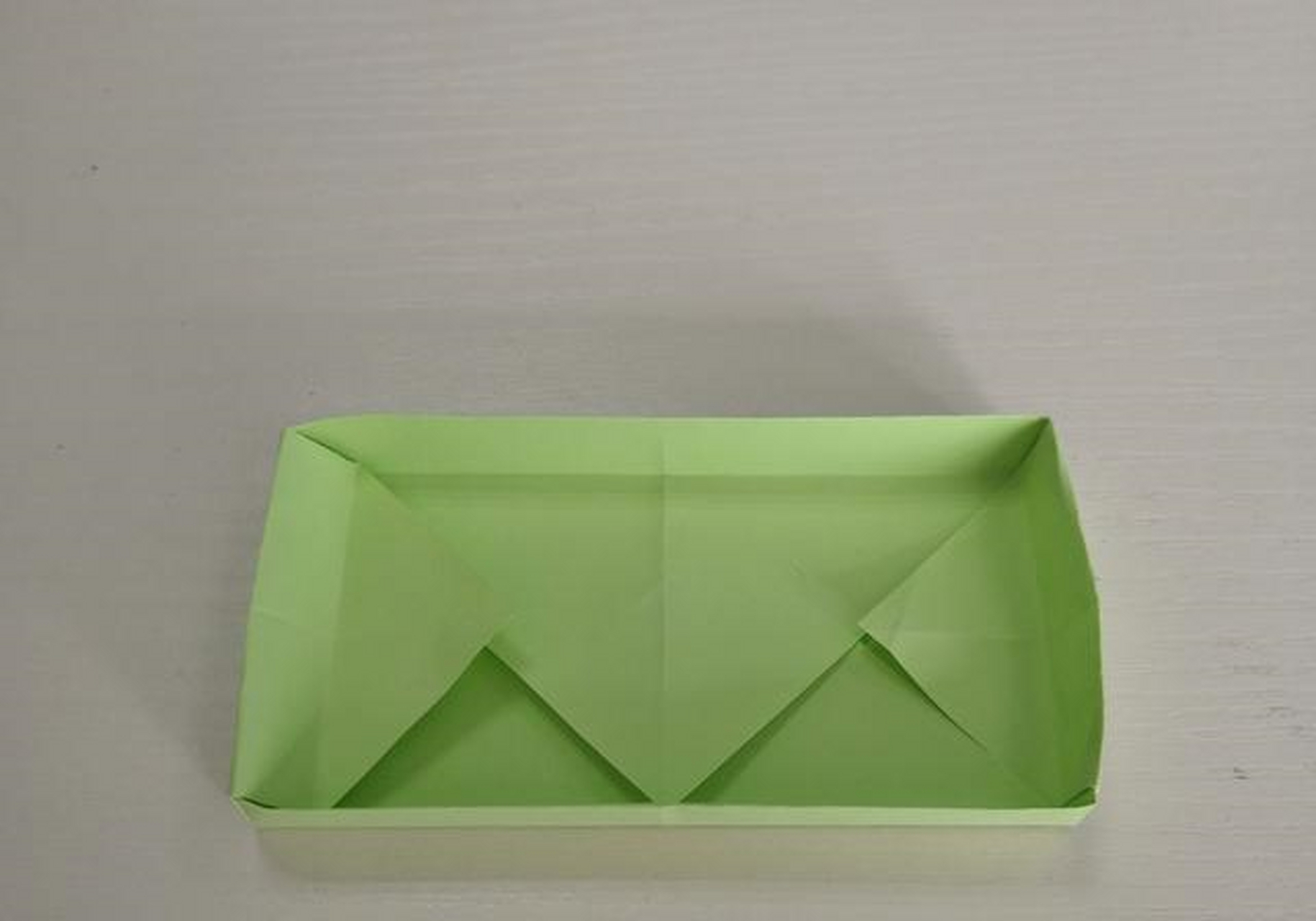 浅口收纳盒子折纸教程,收纳小物品的最佳选择