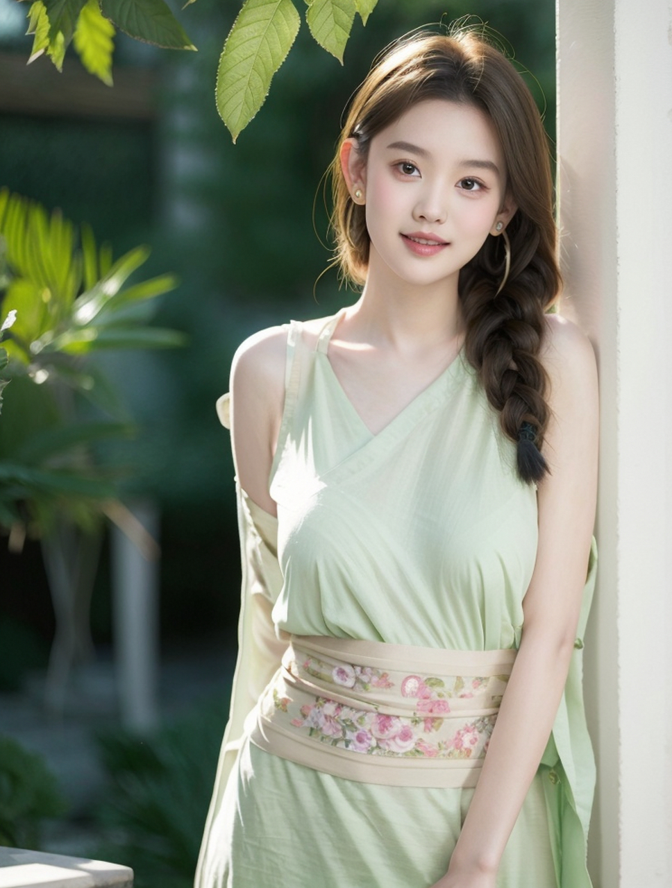 温柔系美少女艺术照,清纯小姐姐夏日清凉写真照片#美女# #性感美女