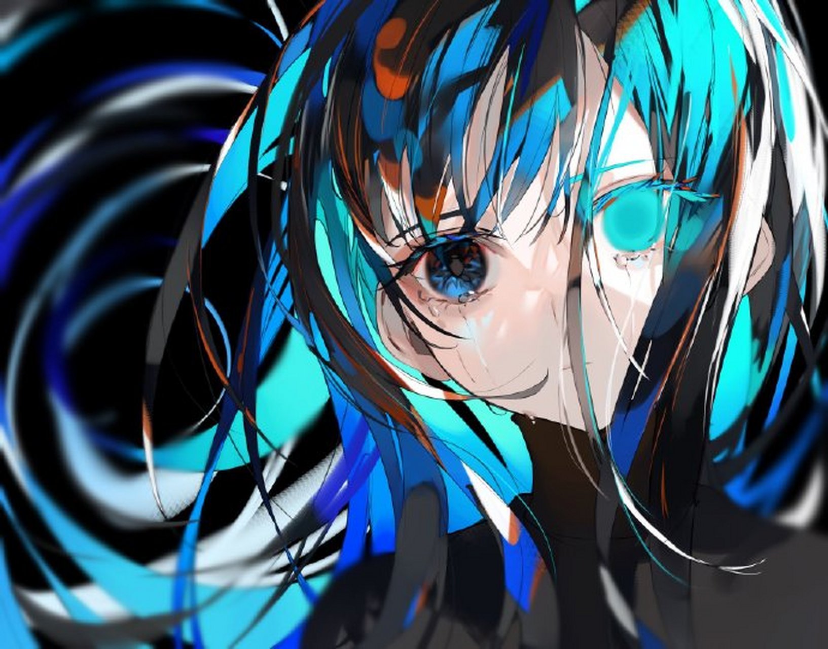 对于眼睛的刻画绝了|插画师twi:zumizumi1254 #少女插画# #插画作品