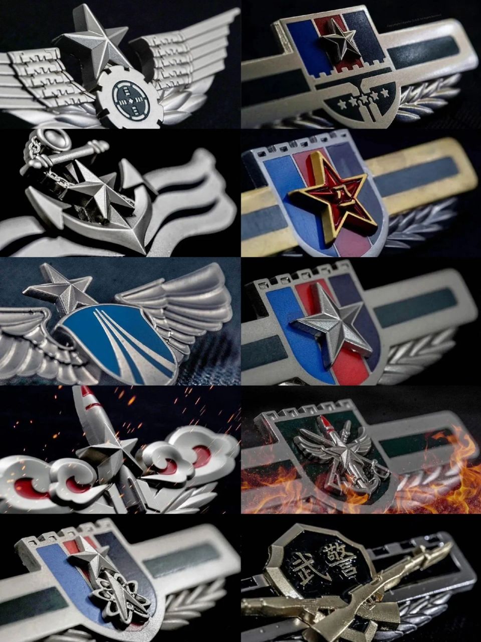 【陆军】  绿色的戎装肩负的是太阳的铿锵 泥泞的步枪承载的是民族