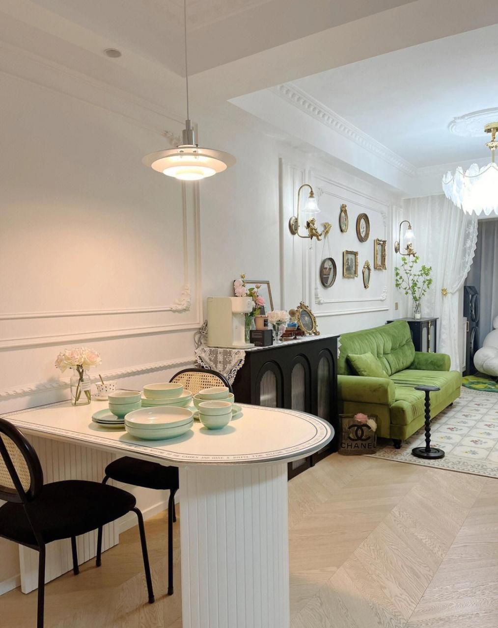 小户型装修|70平的客餐厅一体,这样装yyds!