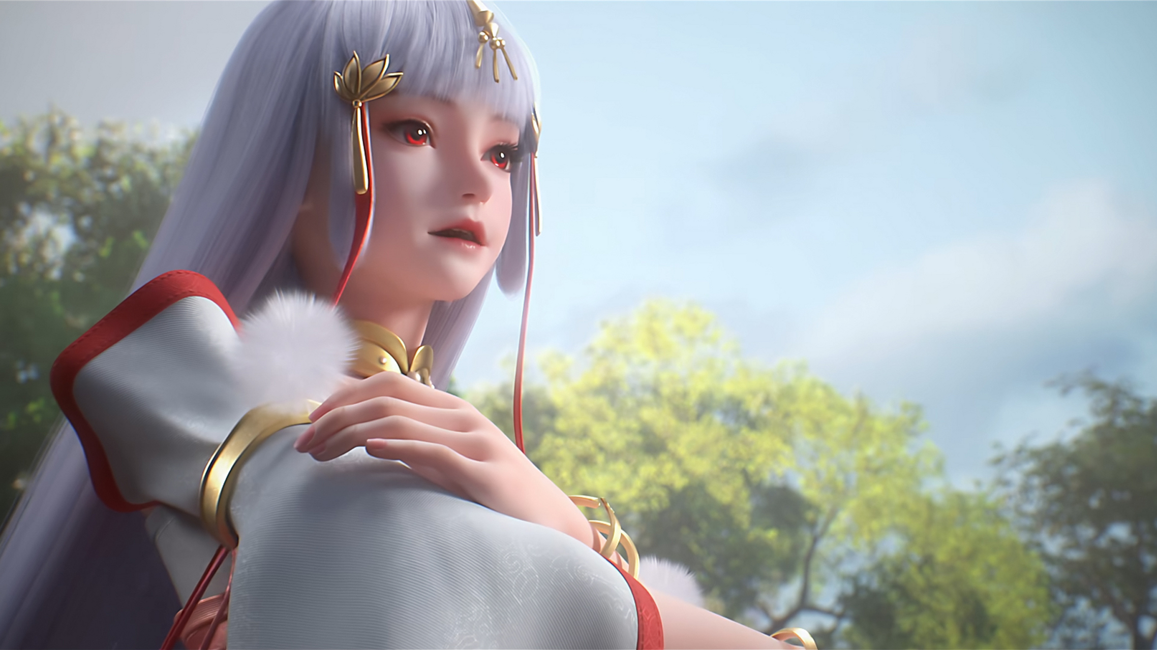 国漫女神|《完美世界》太阴玉兔高清壁纸:俏皮可爱的小美女,石昊的