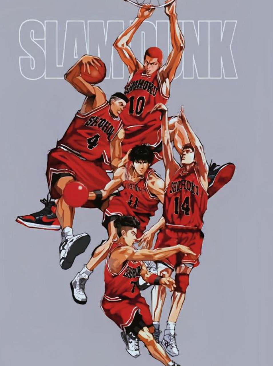 灌篮高手之湘北五虎上将,你们喜欢谁多一点呢?