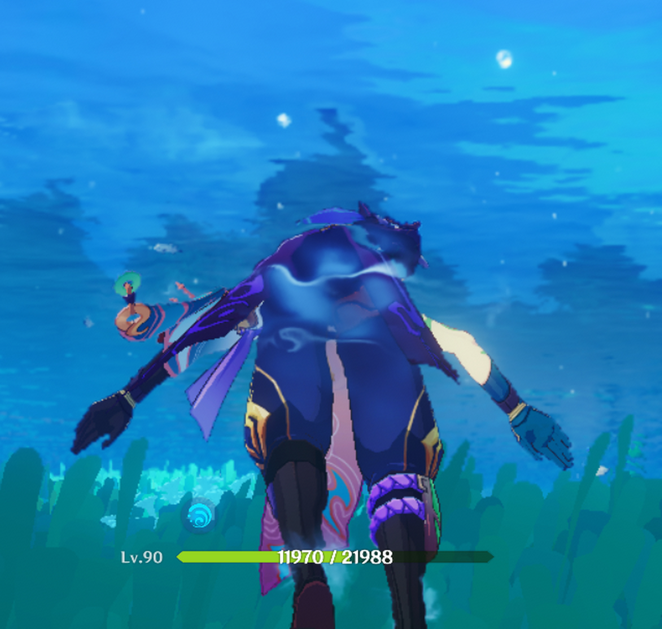 原神# 角色在水下,屁股还被优化了[笑哭],真是被拳师打怕了吧,话说魈