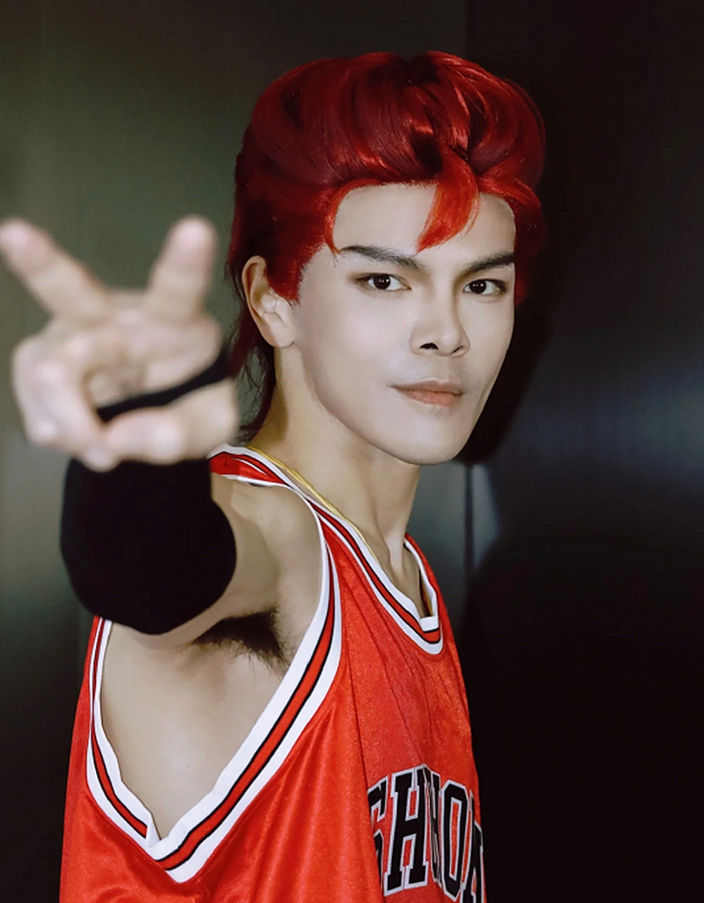 向佐cos樱木花道,这不是变成了樱木佐道了吗?