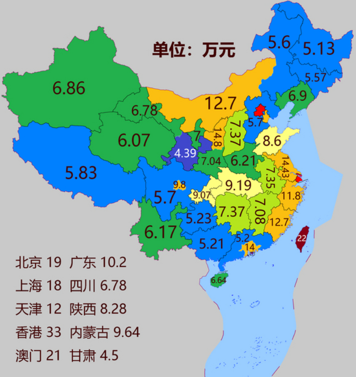 的湖北,人均gdp比沿海山东还高