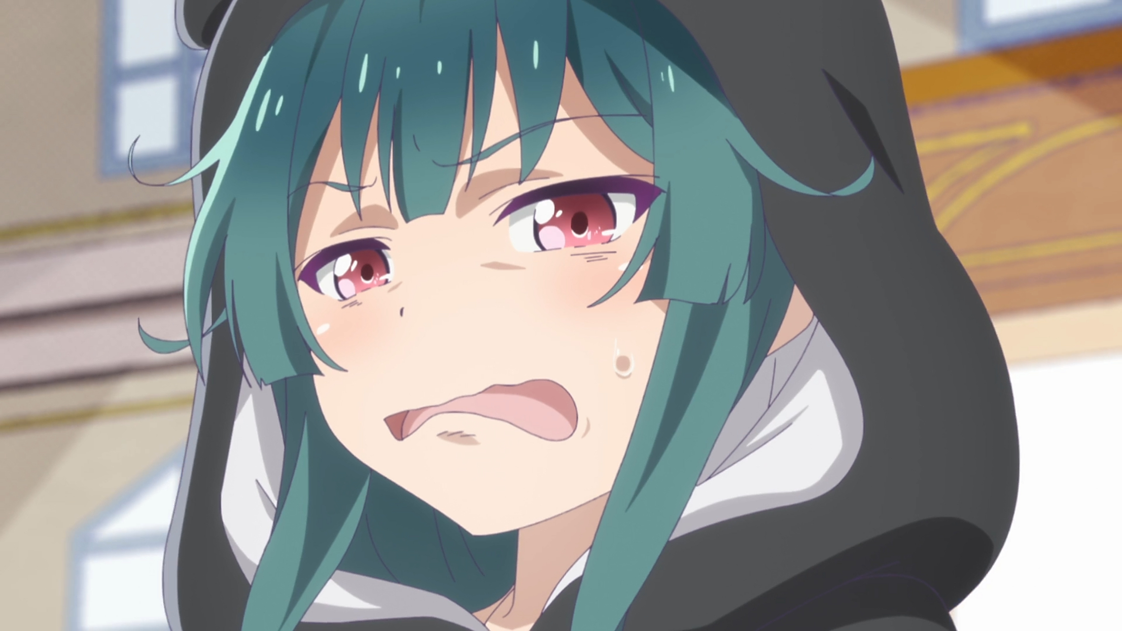 看见小姐姐嫌弃的眼神了吗?你马上就要挨揍了!