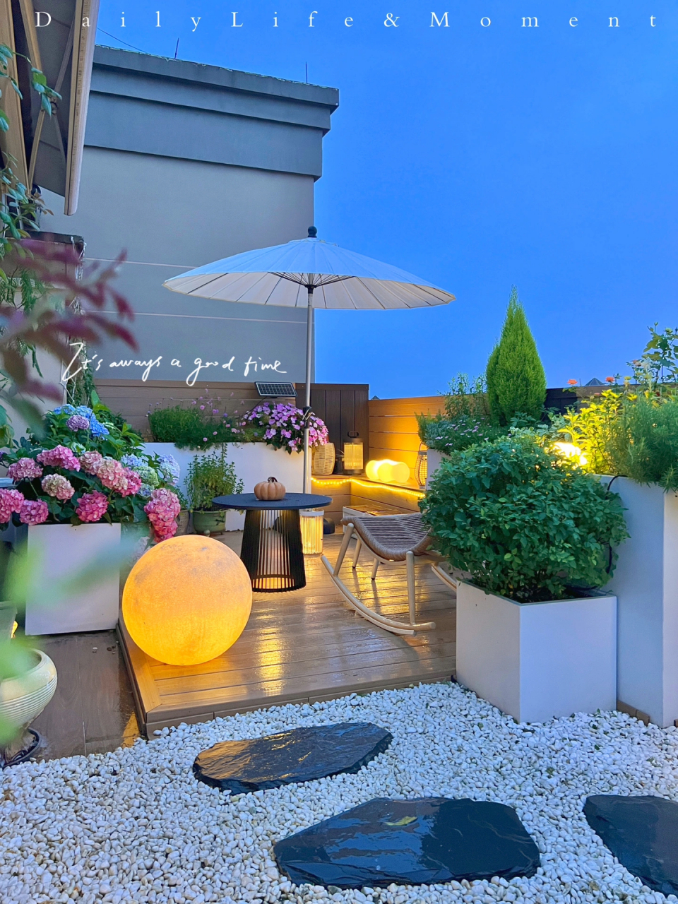 从去年改造露台分享开始 就一直受到各种质疑 "摆拍!" "下雨就完了!