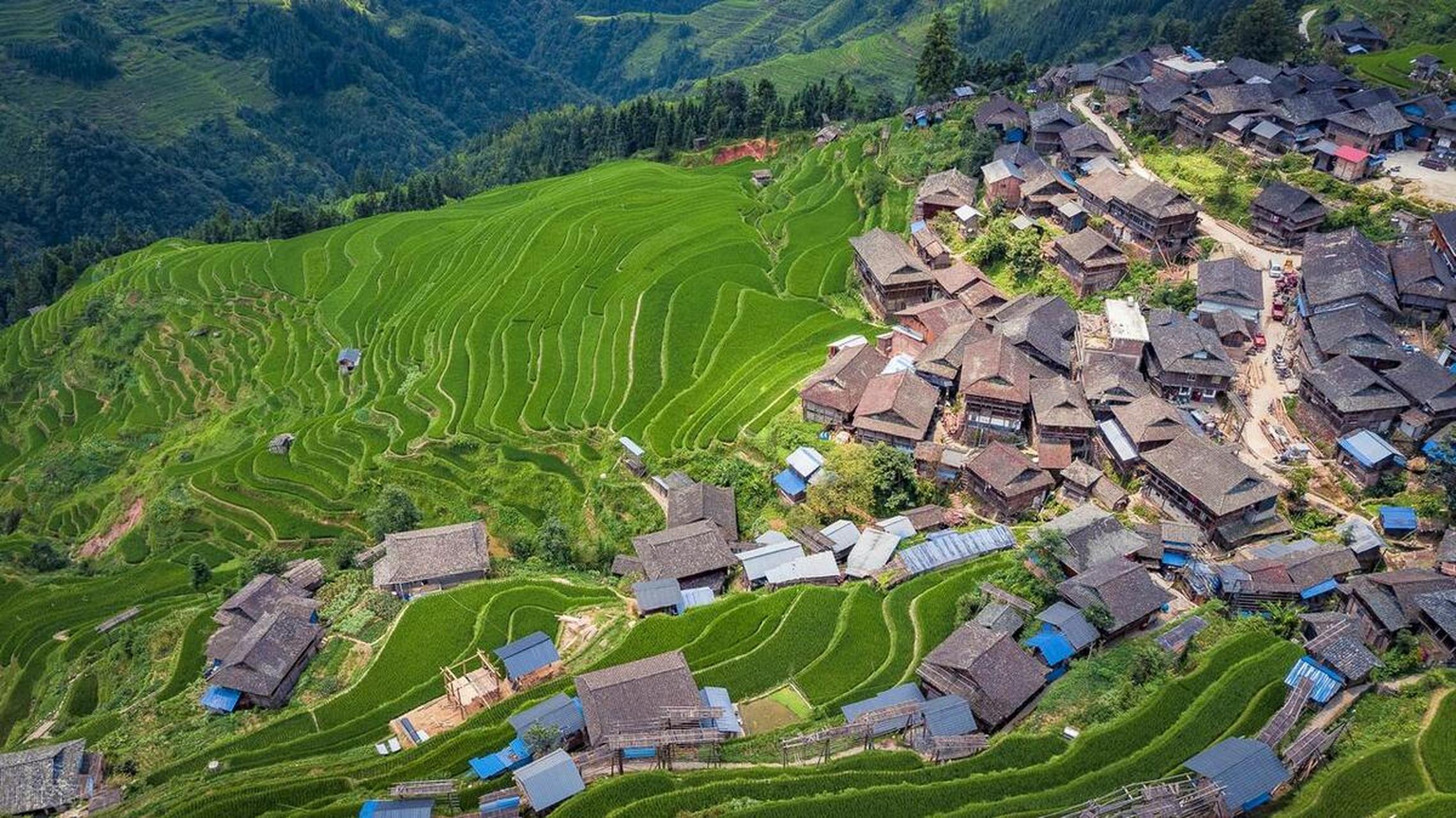 深山里的避世仙境75加榜梯田6015  加榜梯田位于贵州从江县西部