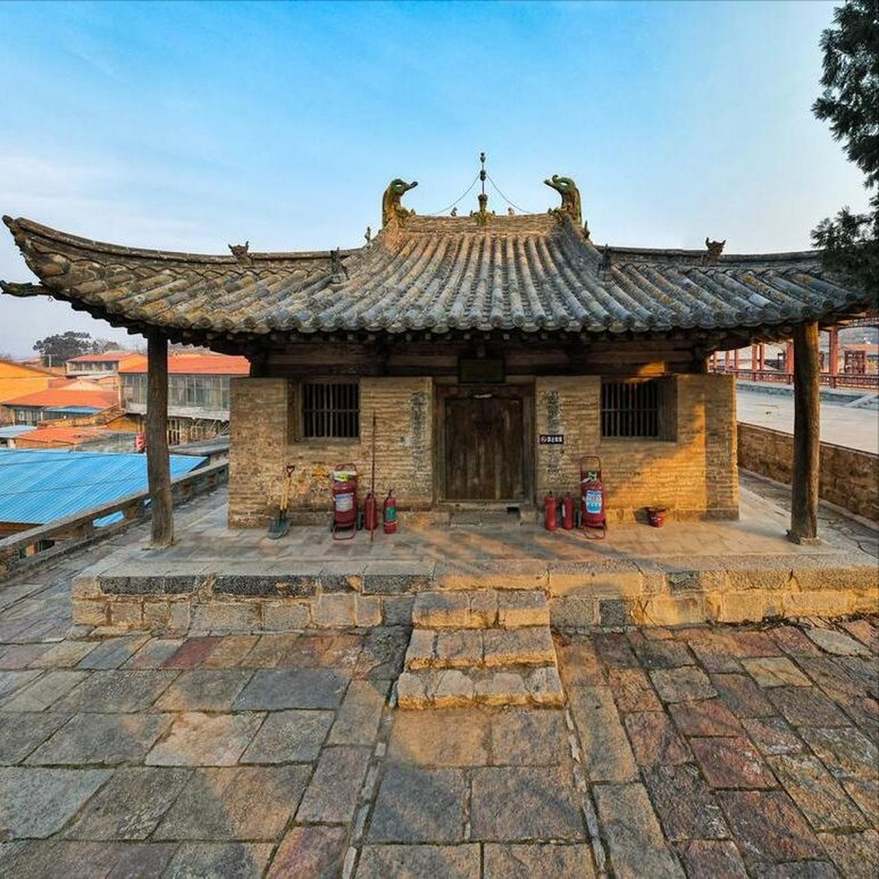 山西最值得去看的古建遗迹之【天台庵】 天台庵是中国佛教天台宗的早