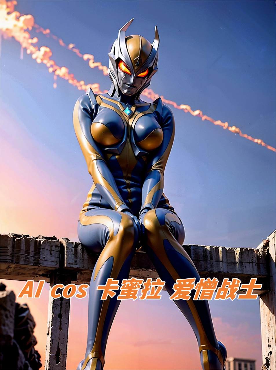 ai cos 卡蜜拉 爱憎战士!  真正的战士从不回头看爆炸