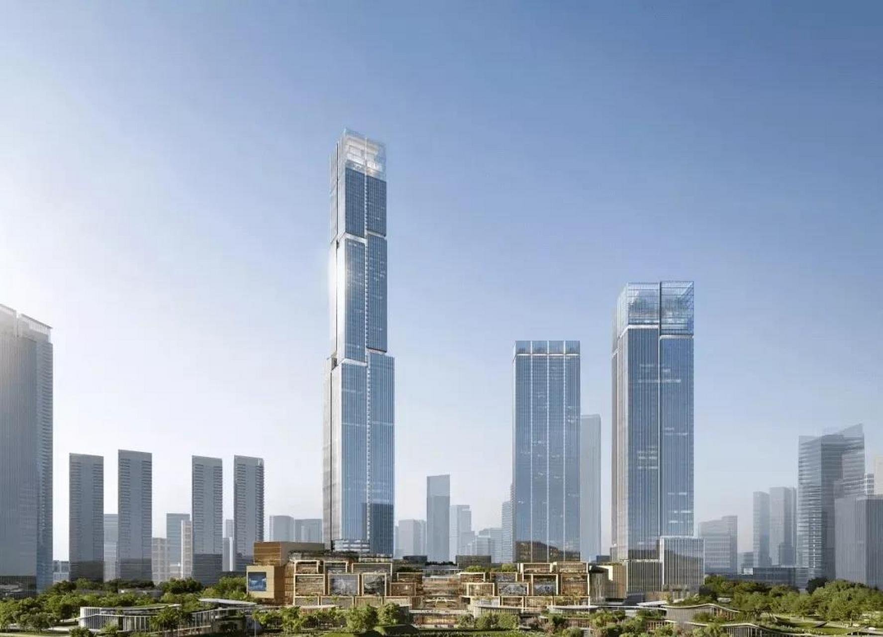 有网民报料,cbd第一高楼迟迟不见动工,规划设计有变,从450米砍掉150米