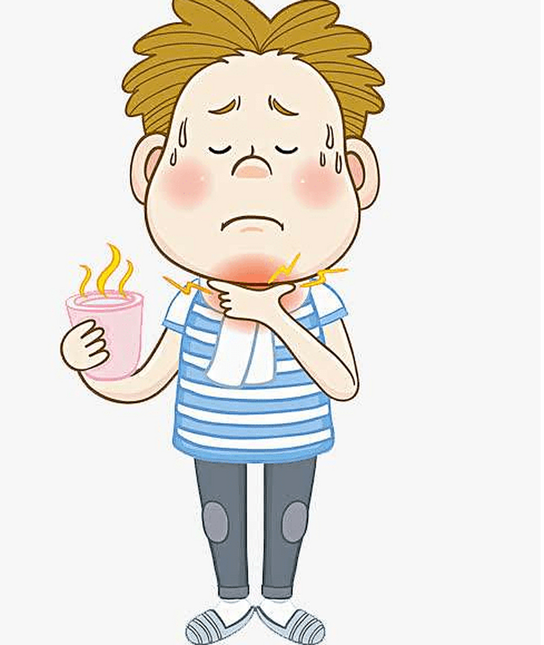 导致咽喉痛的原因是非常多的,可能是新冠,可能是流感,也可能是