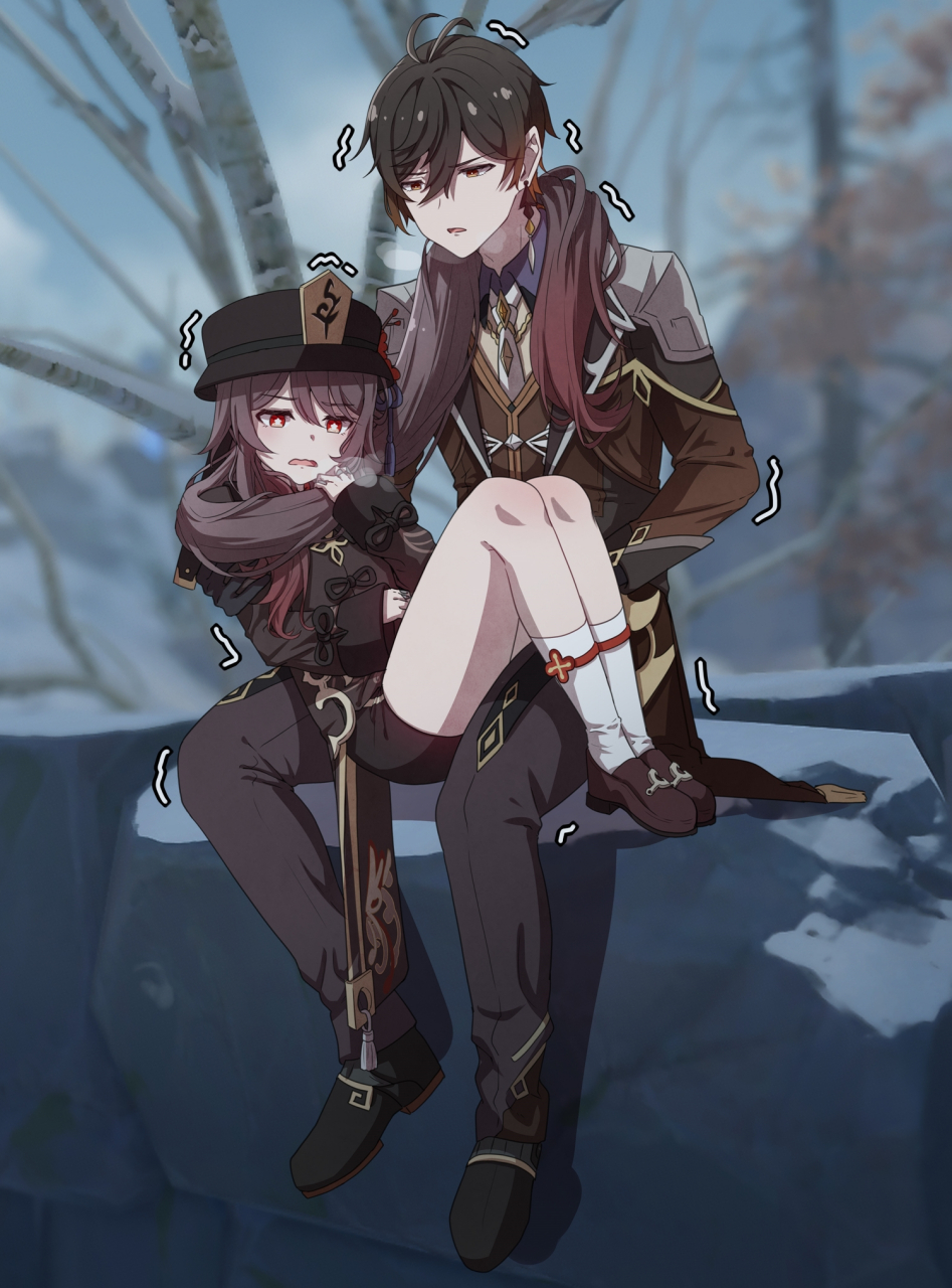 原神 钟离和胡桃