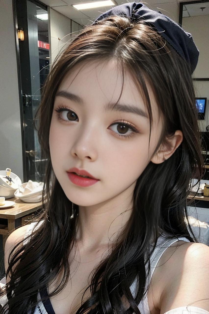 这种风格也太爱了#ai绘画# #谁不爱大眼睛精灵系美女呢# #神仙颜值