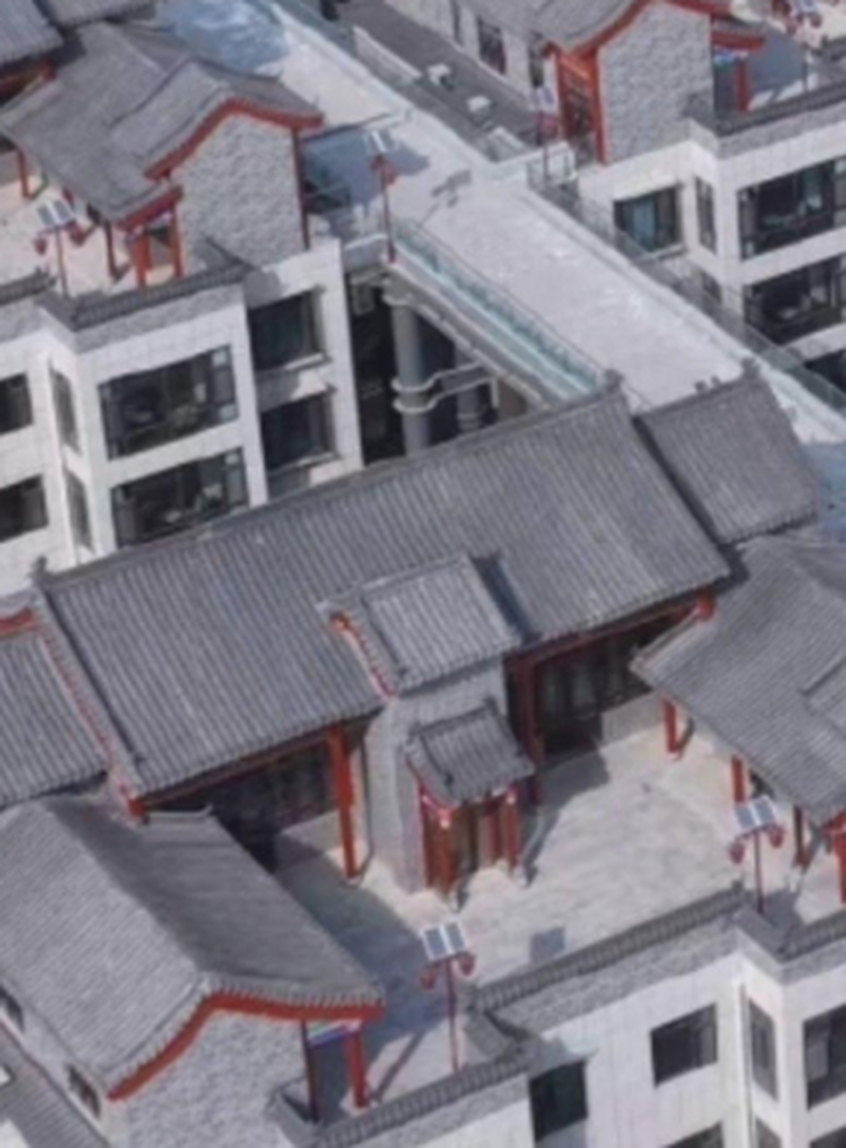 楼顶四合院,这样的房型,应该有很多人喜欢,蛮灵的