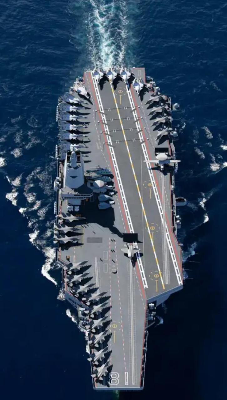 福特级航母肯尼迪号公布了2030年的舰载机配置,那么福建舰上的舰载机