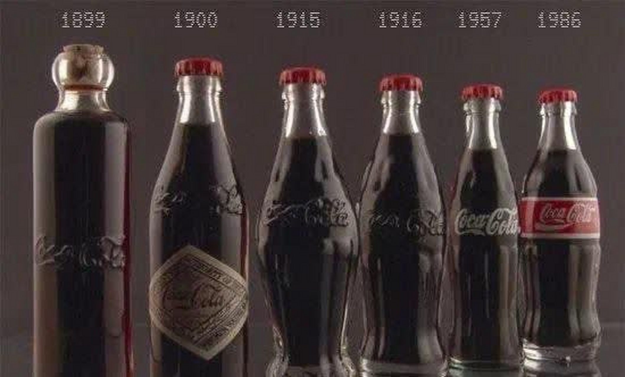 可口可乐玻璃瓶的演变史,烟民们,你喜欢哪一款呢?[抠鼻]