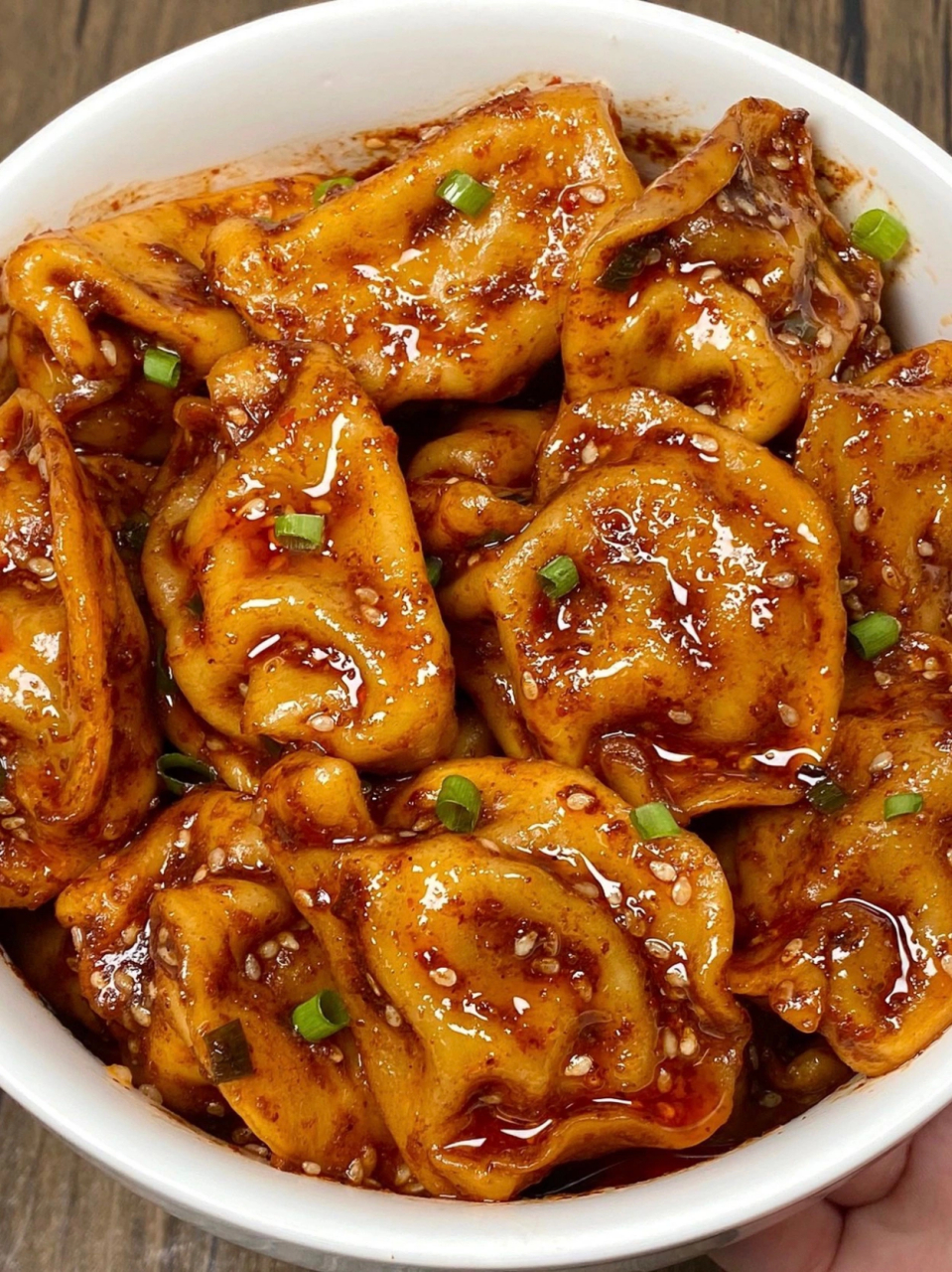 周末回家麻麻做了这个干拌饺子09,一整个把我香住了,呜呜呜太香啦!