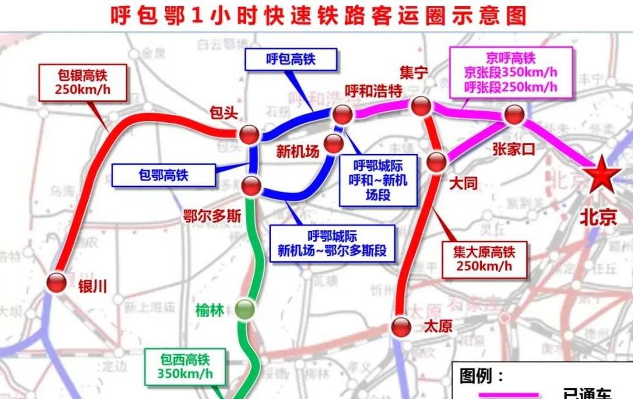 内蒙古铁路分布图图片