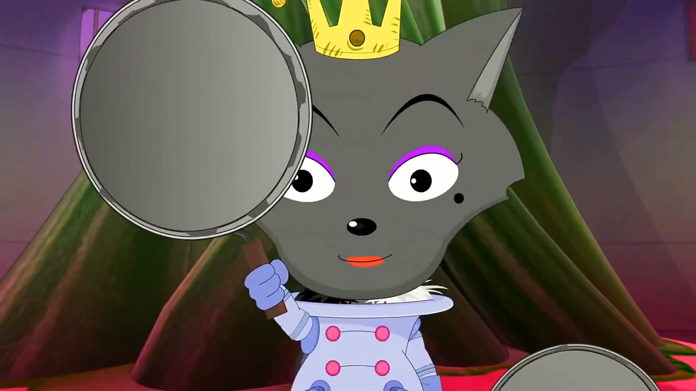 回忆青春# 红太狼的平底锅在动漫中是灰太狼的噩梦,但也是很多人的