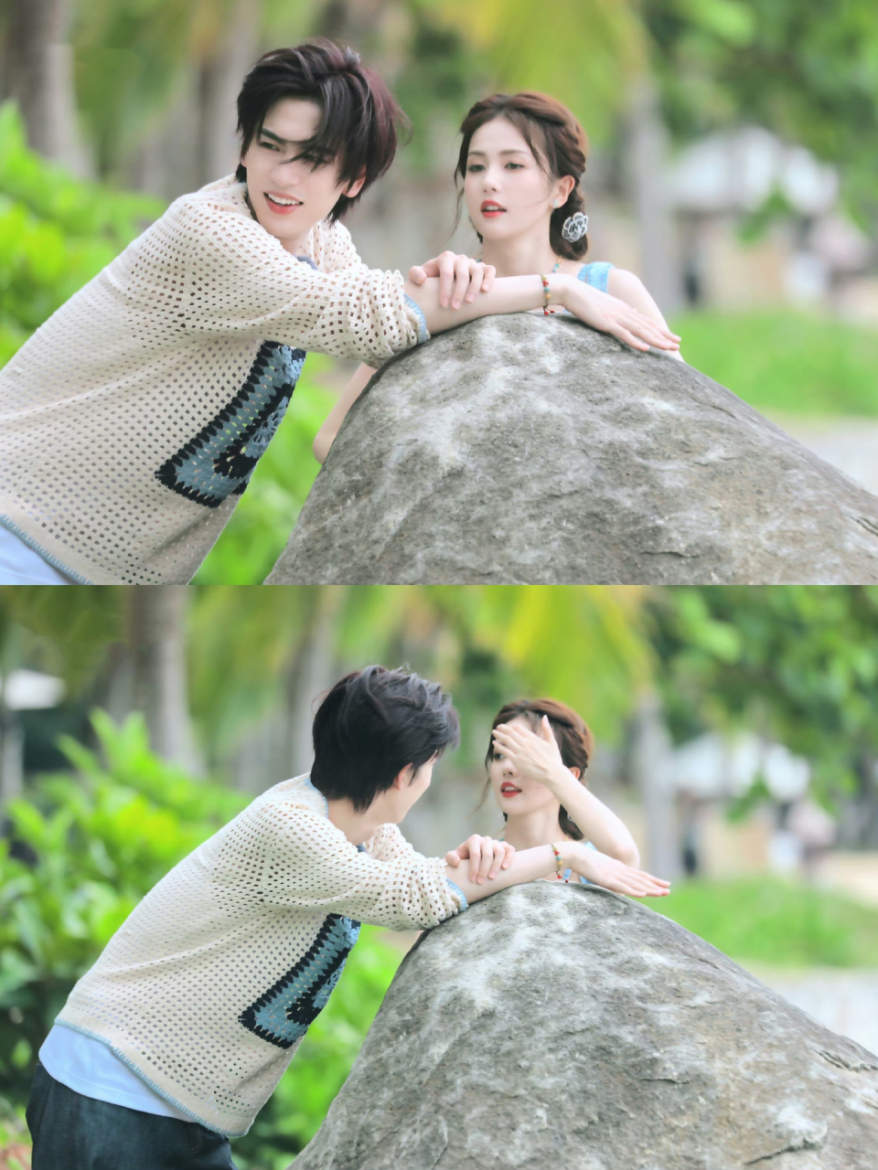 张凌赫和白鹿这一对放在整个cp届都很炸裂!