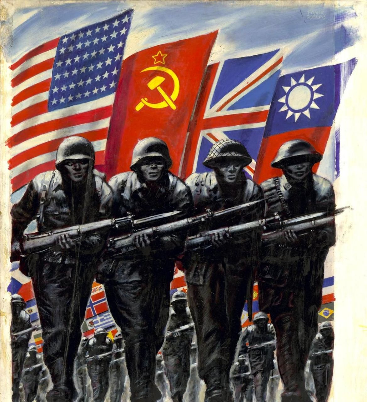 曾经的反法西斯同盟