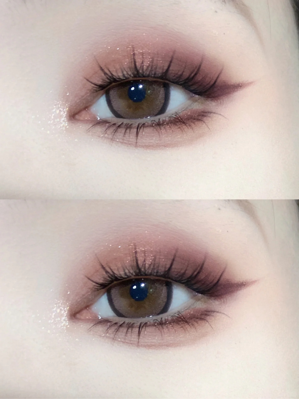 乌托邦眼影复古干枯玫瑰色渐变氛围眼妆 这个干枯玫瑰色真是绝美呀 画