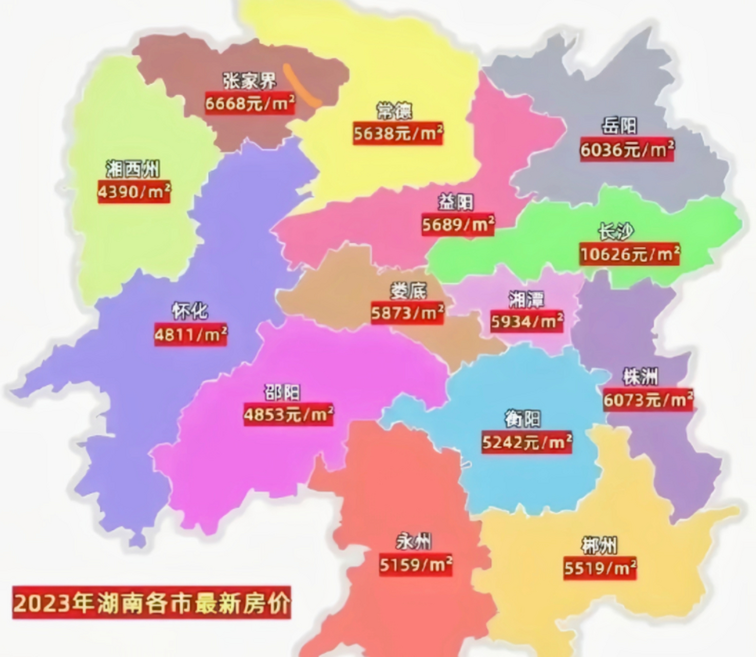 浙江各城市房价 vs湖南各市最新房价