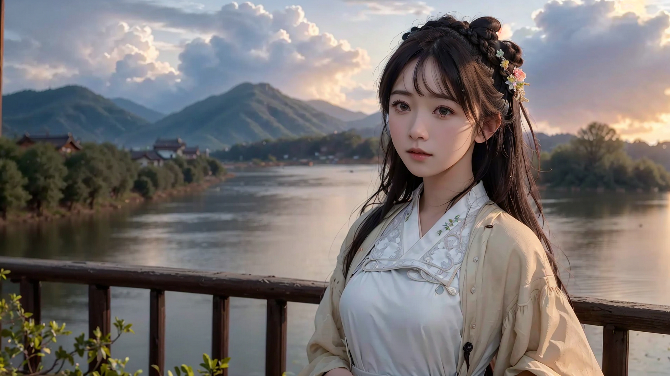 ai美女-漂亮的古风小姐姐(4)#ai# #ai美女# #ai绘画