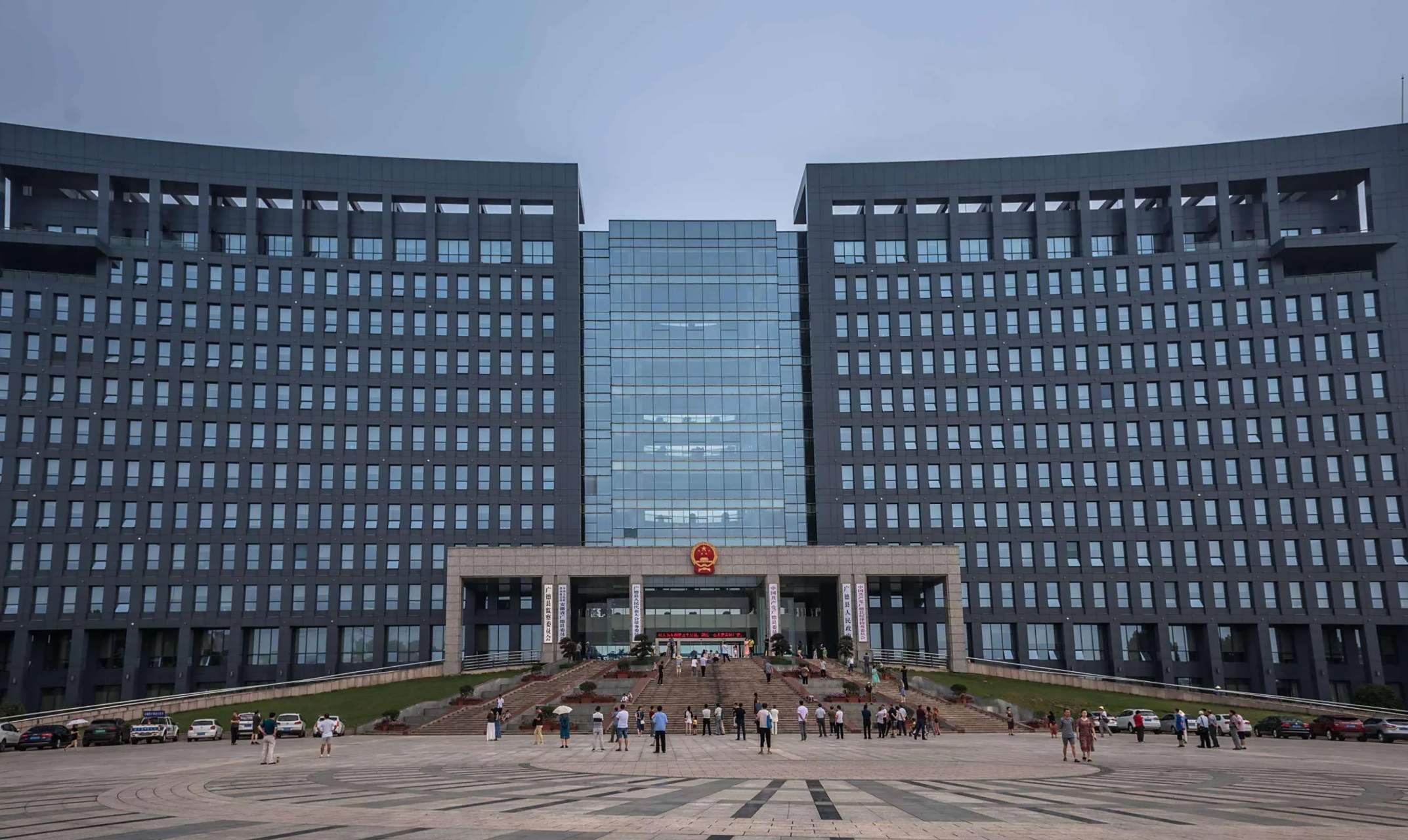 图1广德县政府大楼 图2旌德县政府大楼 图3青阳县政府大楼 图4蒙城县