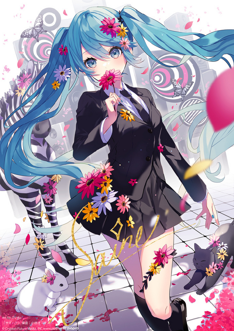 初音未来 happy 16th birthday贺图 (art by さいね 676767)