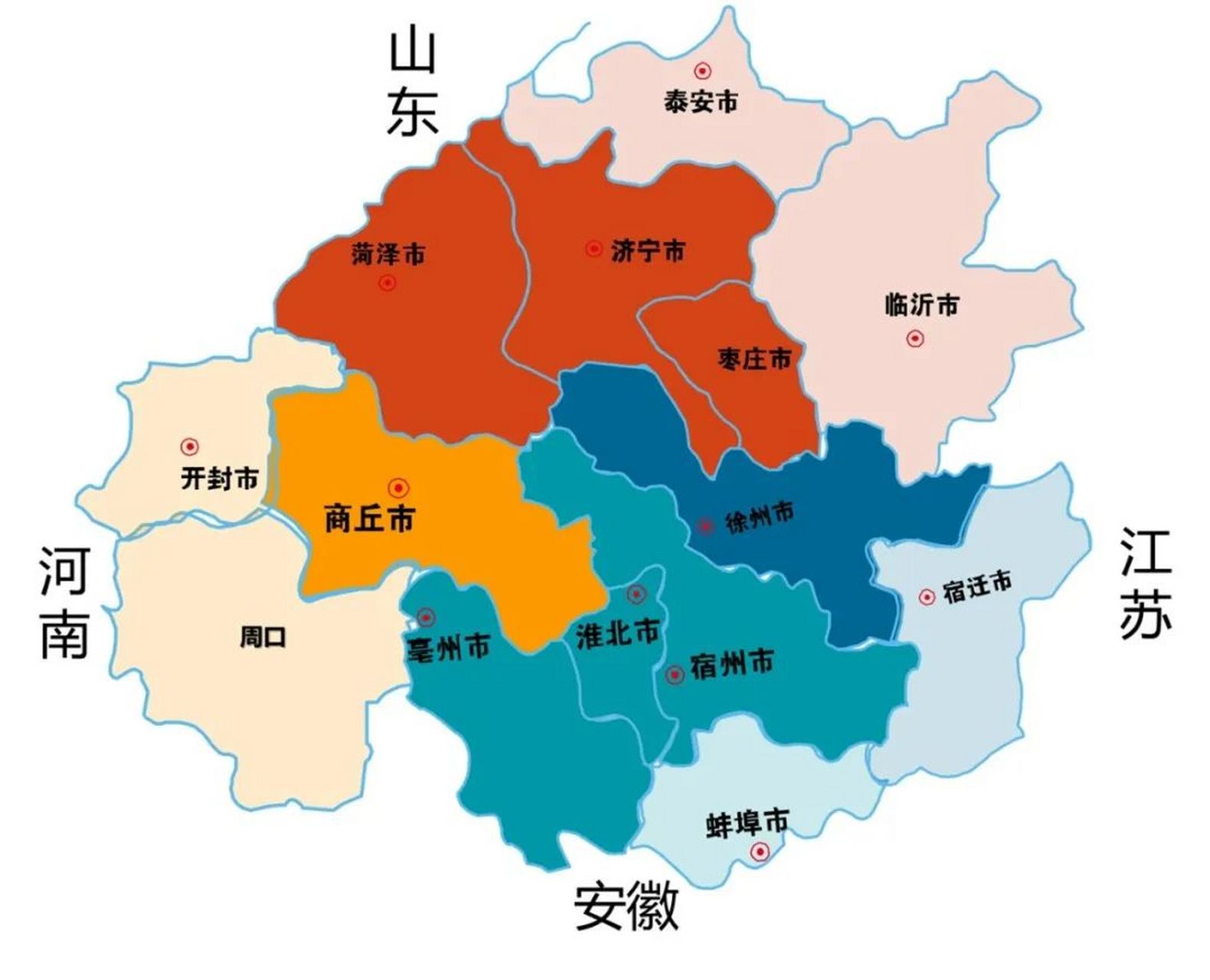 徐州地图全图 区县图片