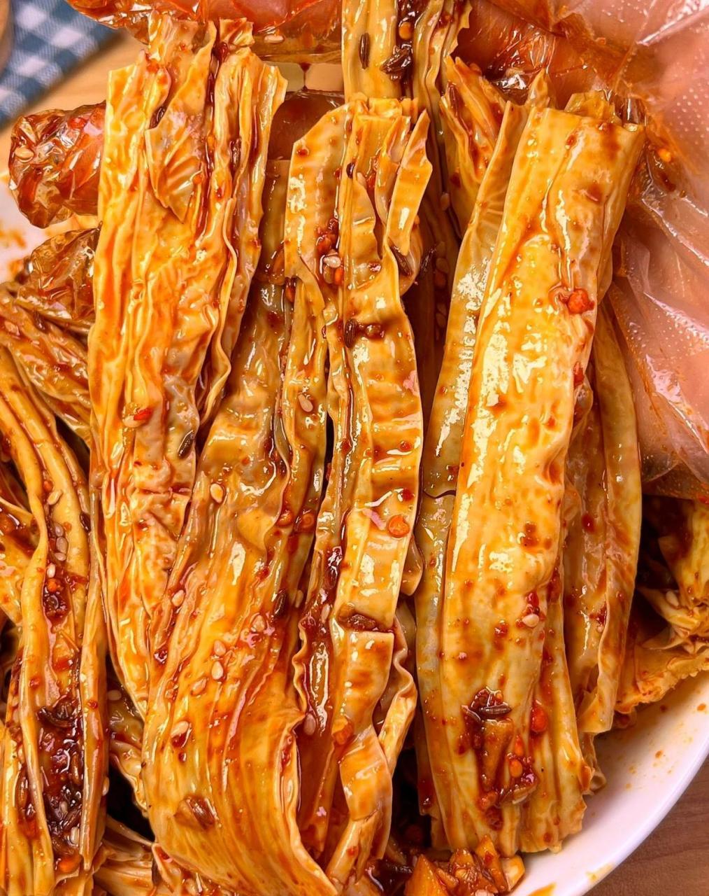 这个孜然香辣腐竹绝了!|| 面条米饭馒头都可以配它!