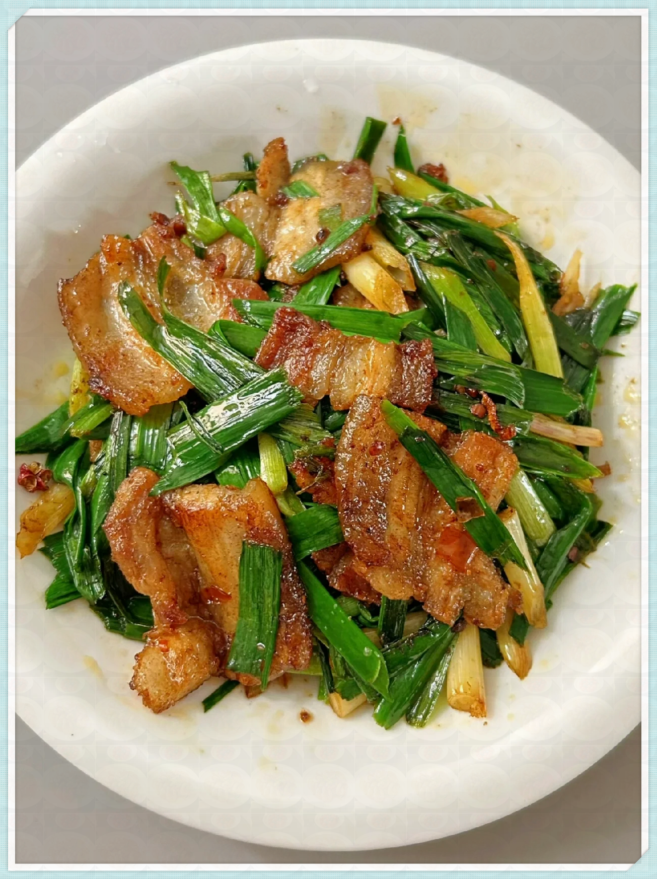 蒜苗回锅肉 直接干了三碗米饭