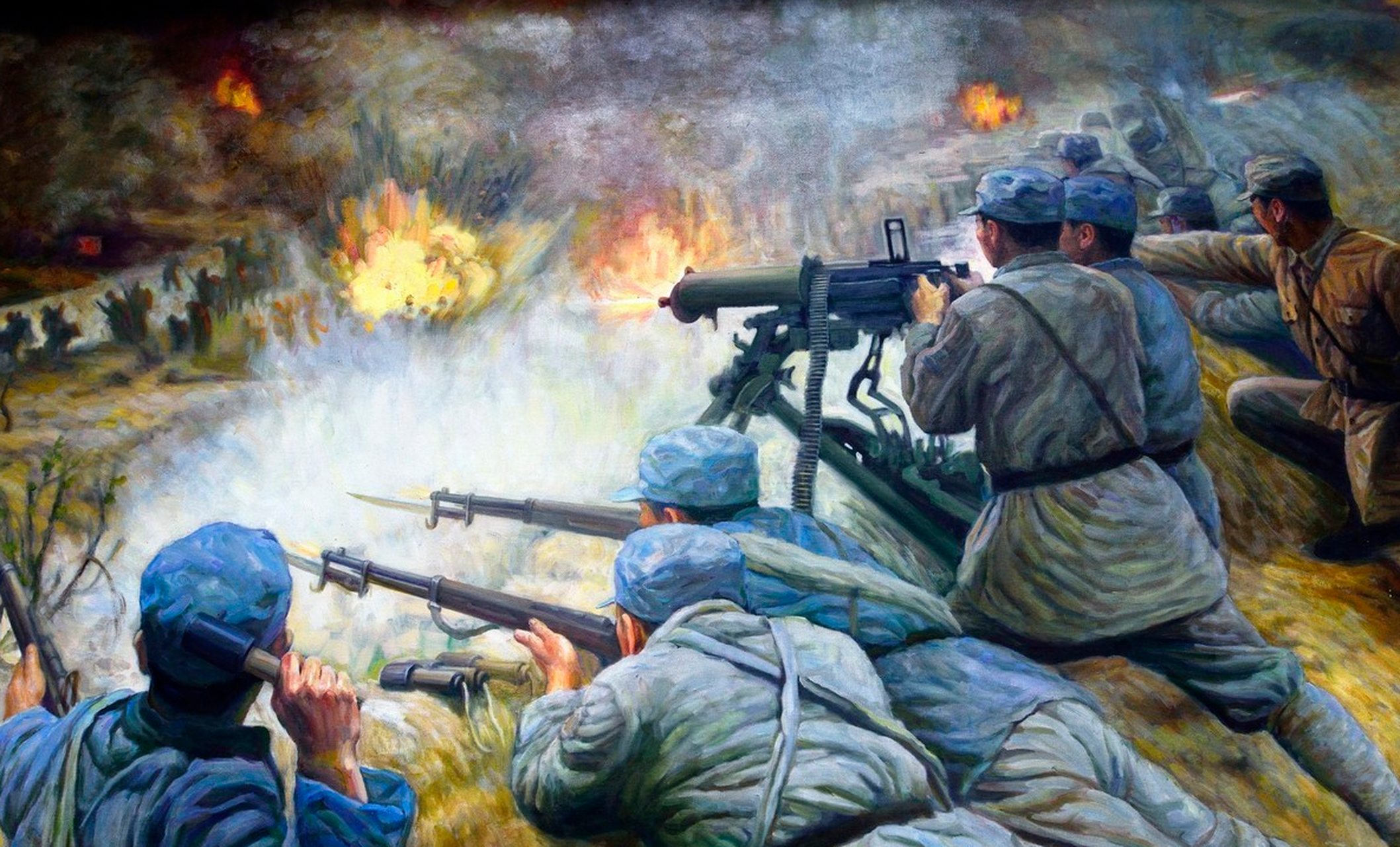 抗日战争初期,18岁的李二喜,仅用了4发炮弹炸死了日军中将.