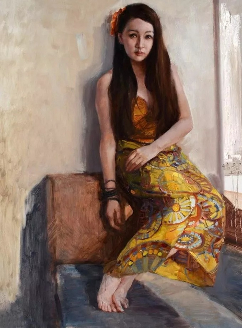 当代画家-张锦龙油画作品选(3):张锦龙,1972年生于辽宁锦县,先后毕业