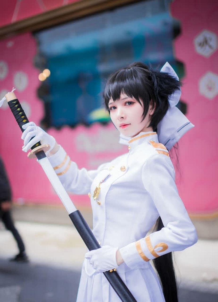 cos秀##二元#《碧蓝航线》中兽耳"高雄獒"的cos照.