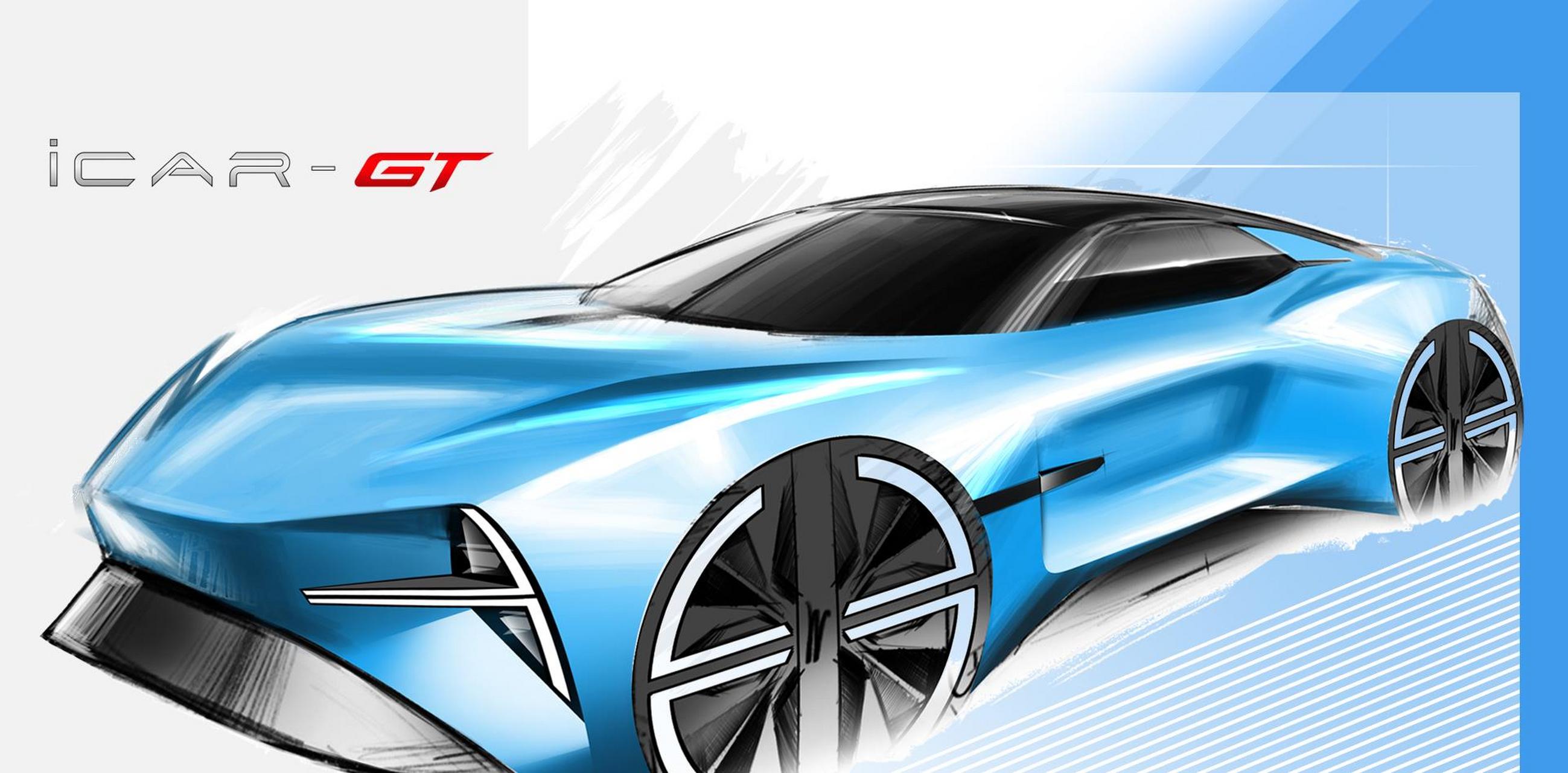 奇瑞icar gt,二月份看到的,小跑车挺好看的,年轻的中国设计师们大胆