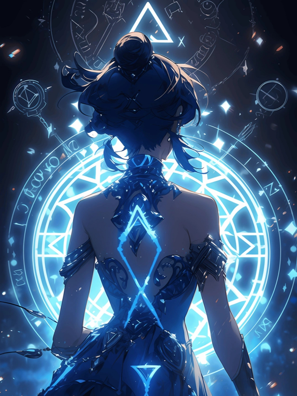 十二星座唯美魔法少女壁纸  每张壁纸有非常好的行星能量哦 太阳守护