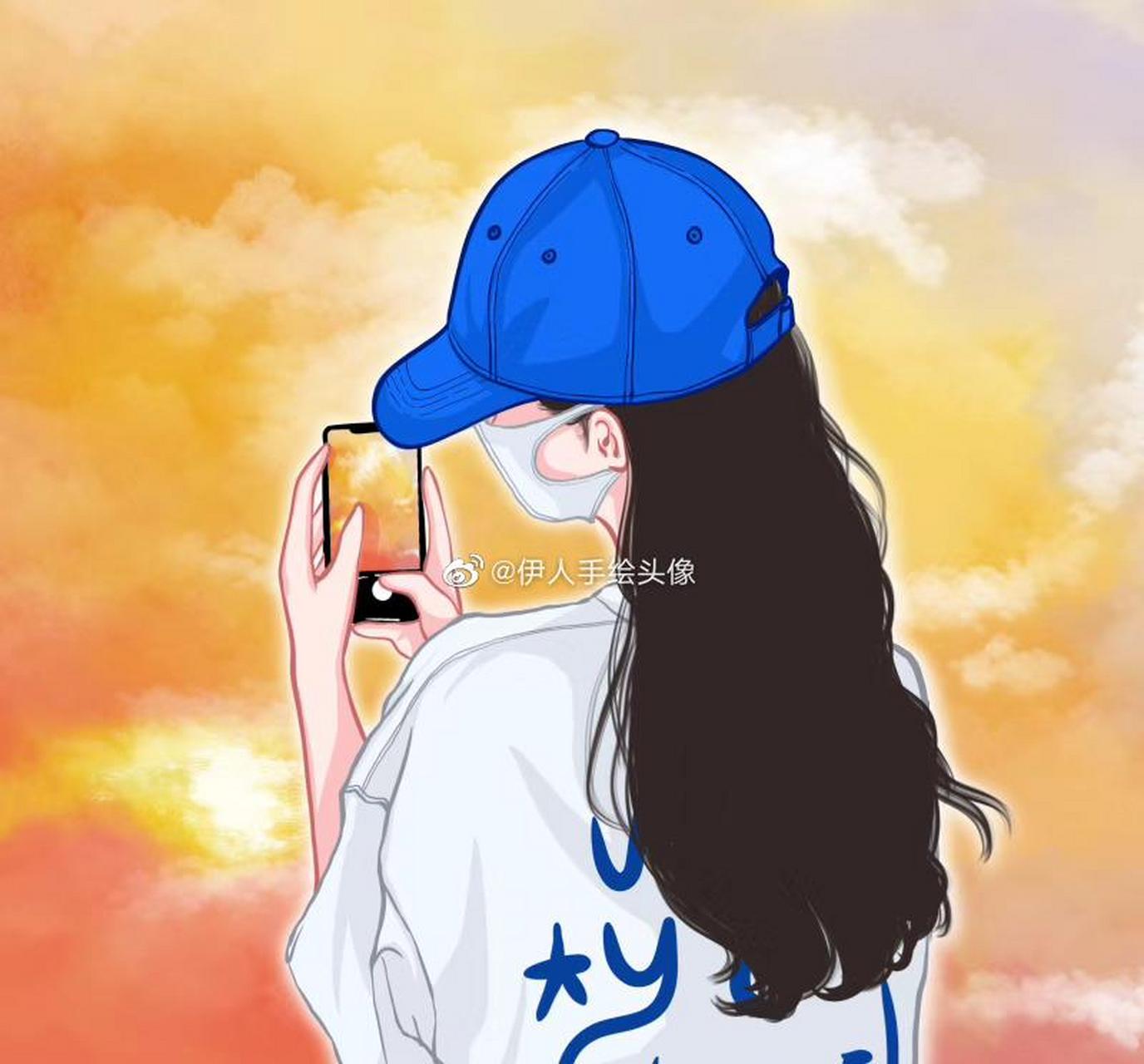 上帝是公平的,人长一张嘴,两只耳,就是手绘头像女因为每个人都有评论