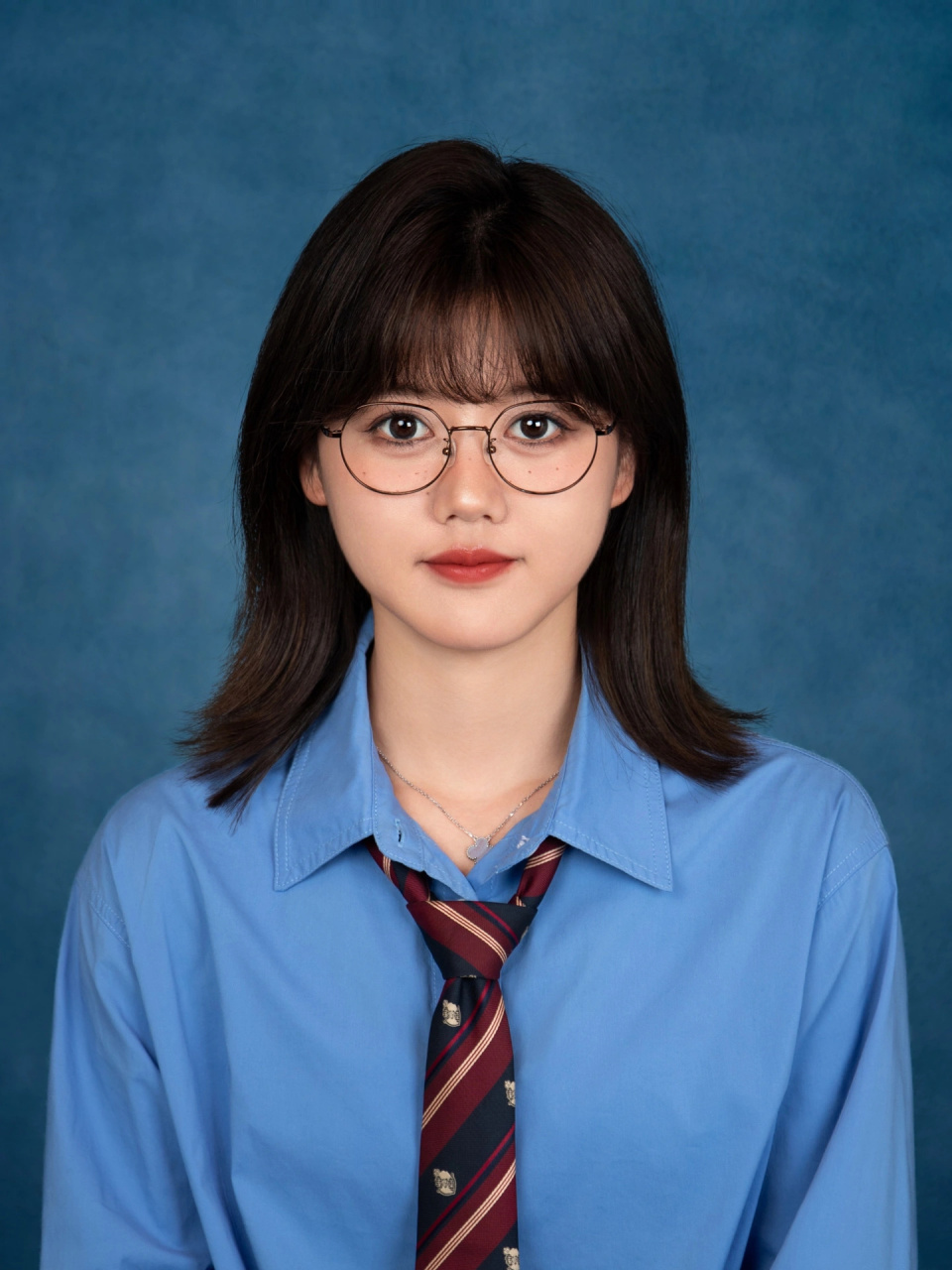 迟到的美式证件照!