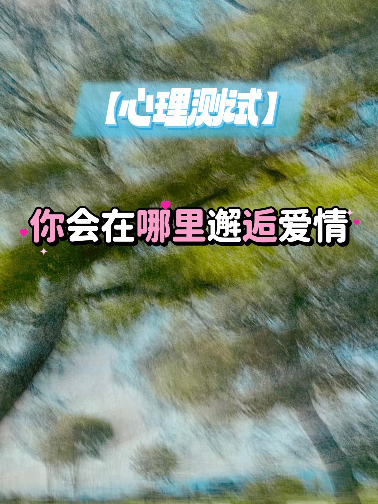 你会在哪里邂逅爱情